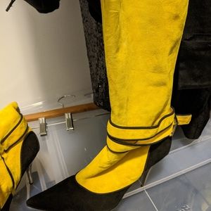 Christian LaCroix suede boots